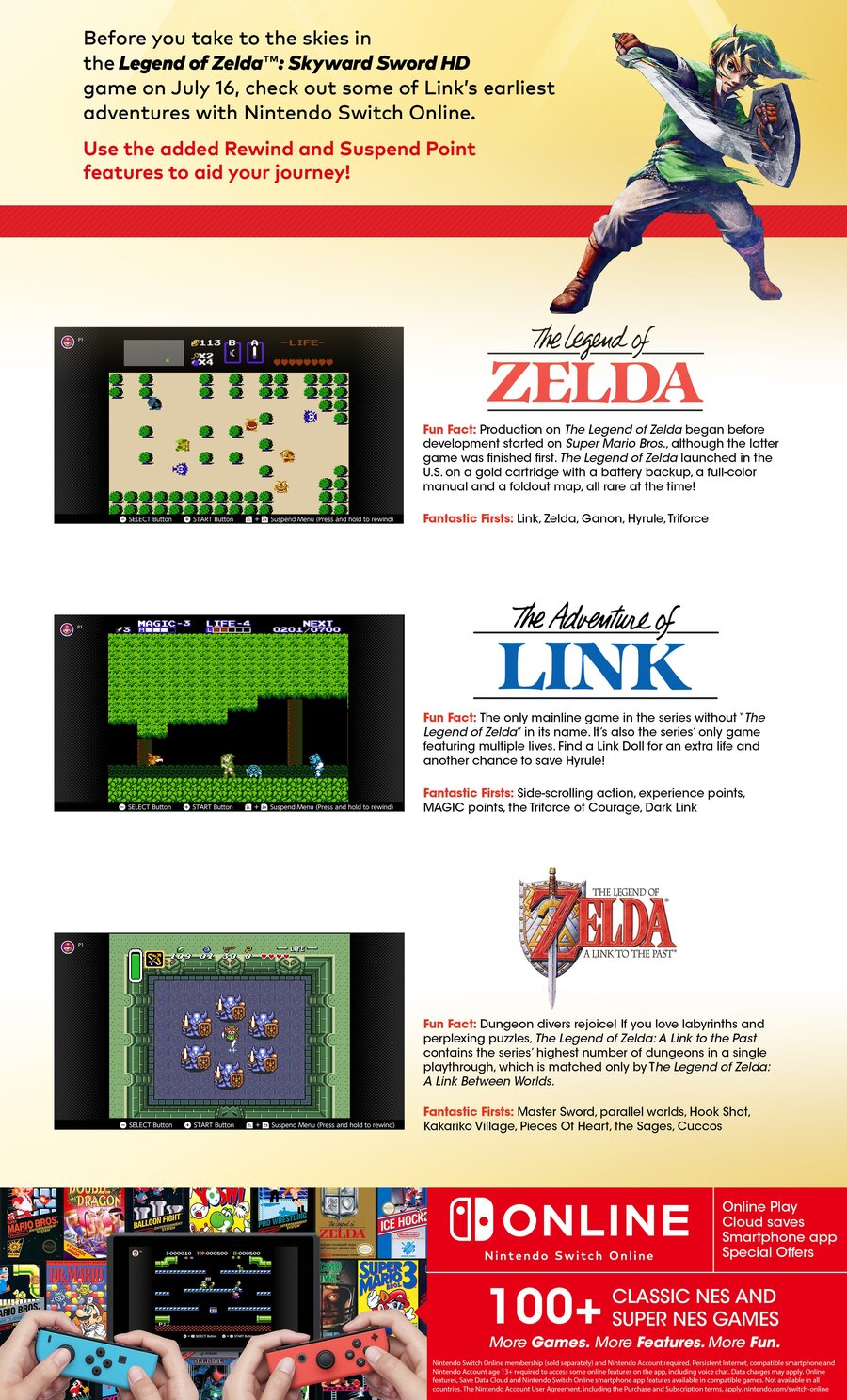 Nintendo Plugs Its NSO Zelda Games 