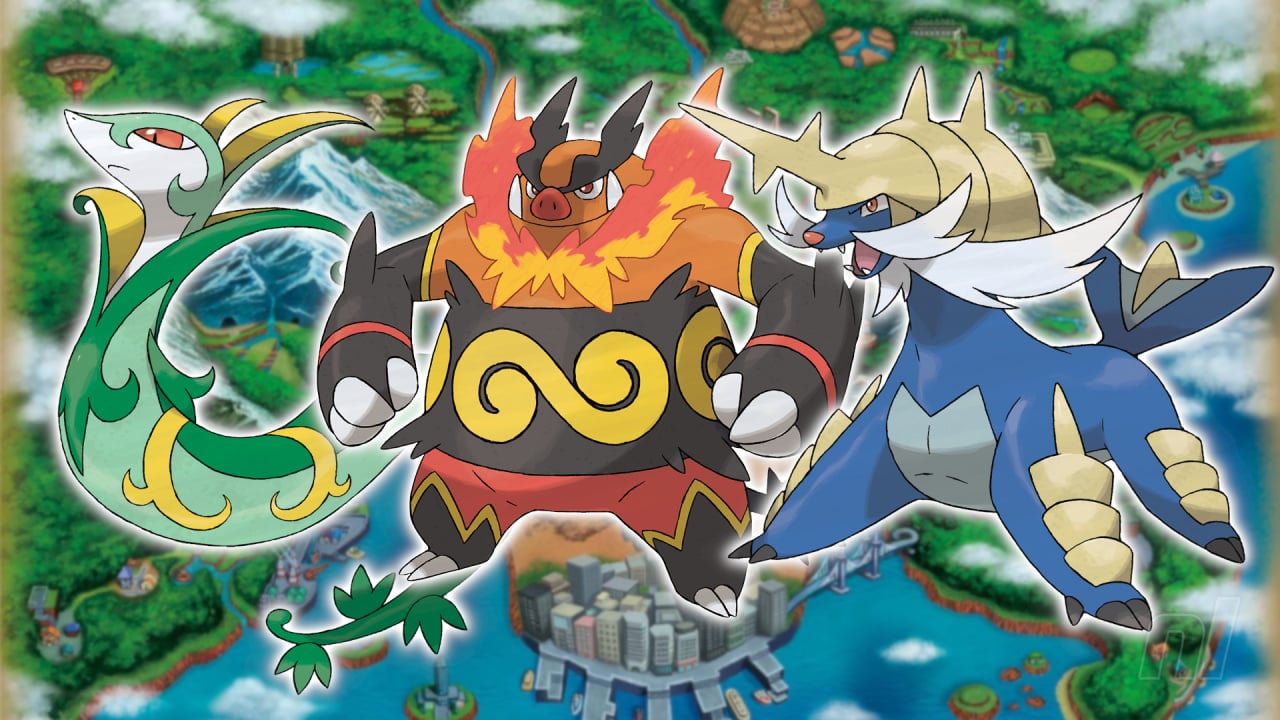 Pokemon Black and White Starters Revealed - Pure Nintendo