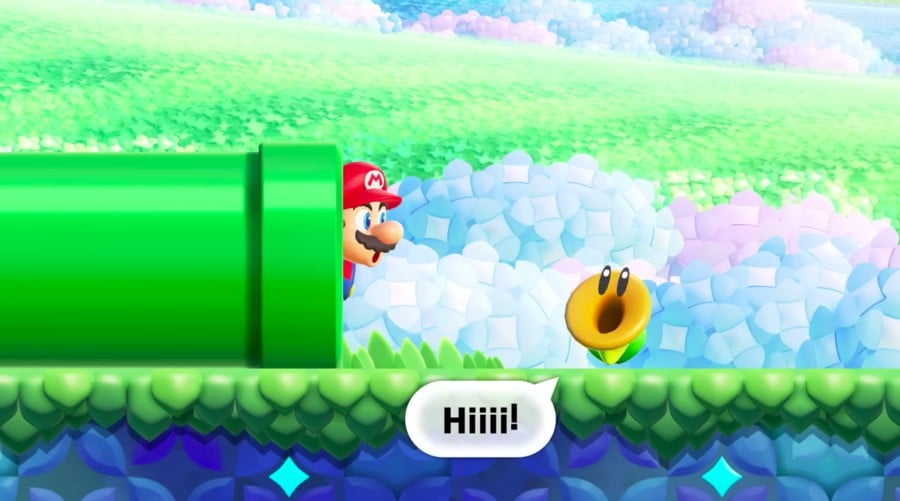 Super Mario Bros.  Details bewundern Mimik