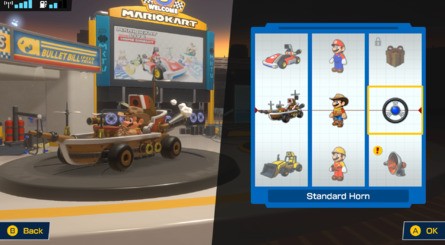The RC car reacts convincingly to in-game status changes, such as wind blowing the car or a Chain Chomp pulling you around the course
