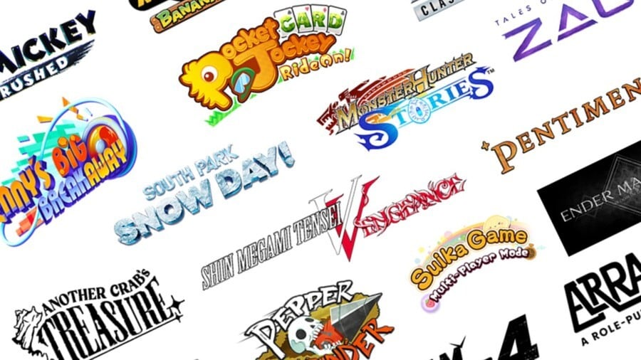 Nintendo Direct: Partner Showcase February 2024 Infographic