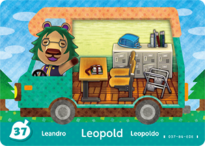 Leopold amiibo card