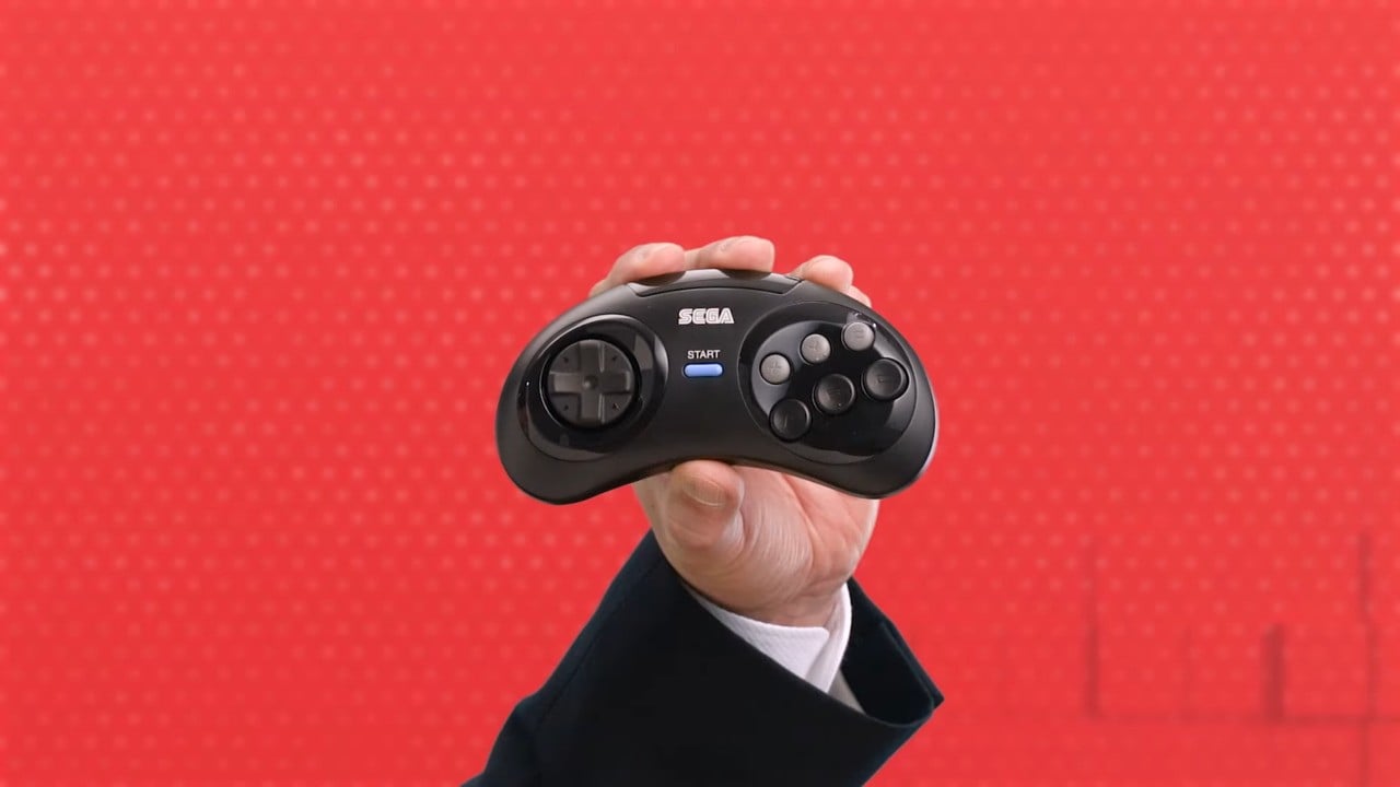 Japonský Switch Online získava šesťtlačidlový ovládač pohonu Sega Mega
