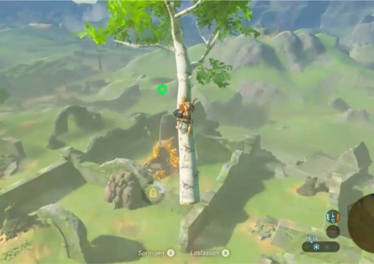 Completing Zelda: Breath Of The Wild In Under 40 Minutes By Flying On Trees