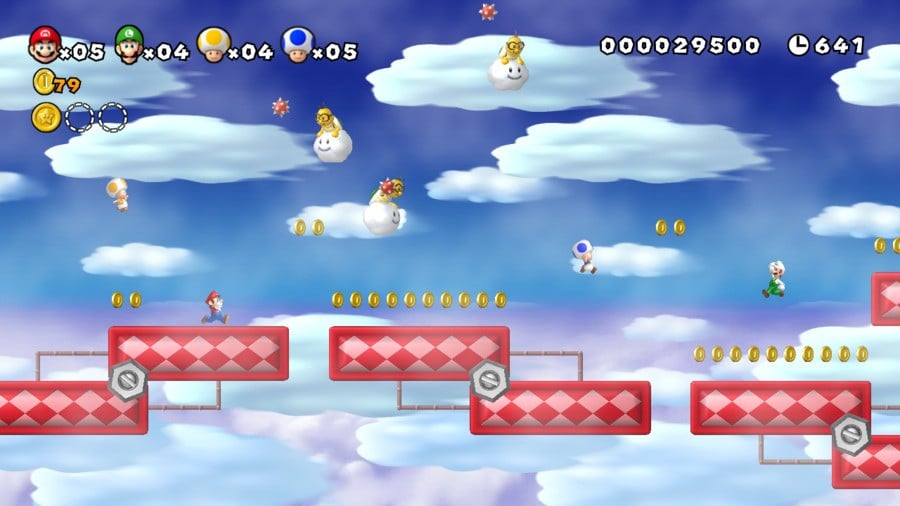 New Super Mario Bros. Mii - in the clouds
