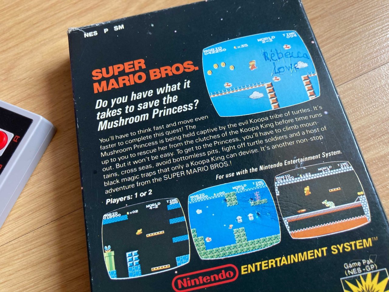 A rare mint copy of Super Mario Bros for the NES breaks records
