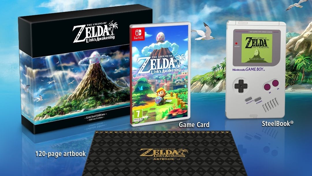 The Legend of Zelda Links Awakening Cover Art: Insert / Case for Nintendo  Switch