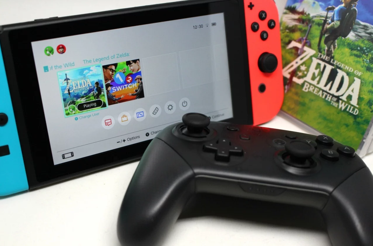 Nintendo Switch and Pro controller