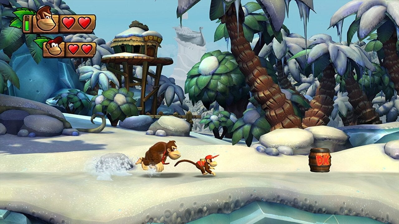 Donkey Kong Country Tropical Freeze - Full Game Co-op Walkthrough 