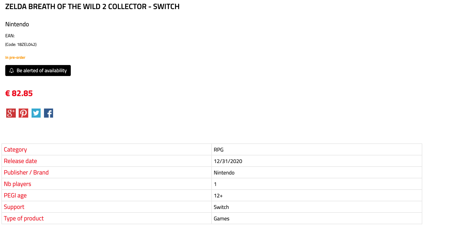 Zelda Breath of the Wild 2 Collectors Edition