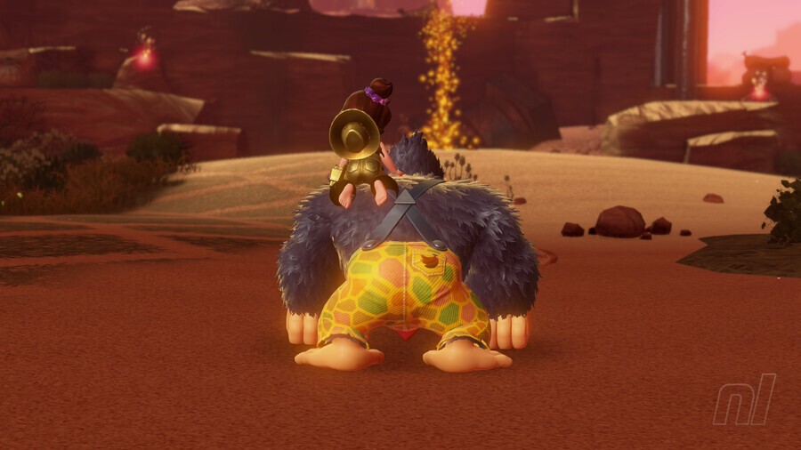 Donkey Kong Bananza Canyon Layer Grumpy Kong