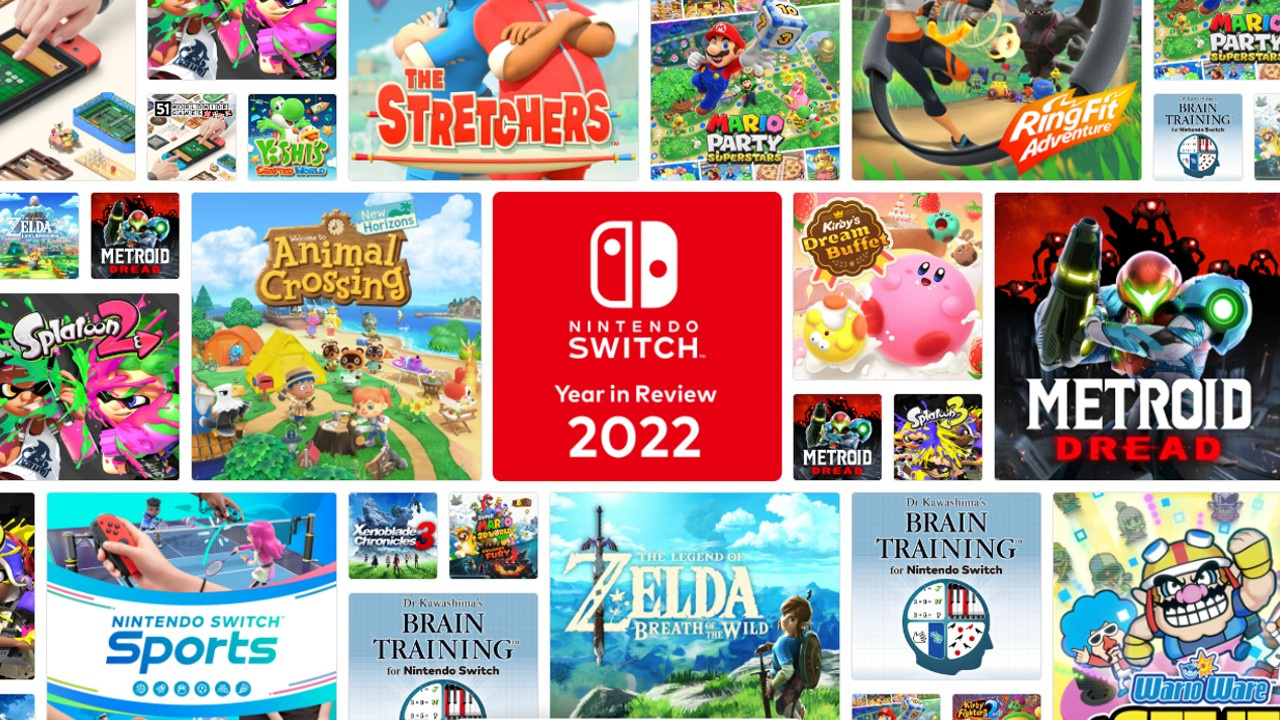 Check out your Nintendo Switch Year in Review 2022!