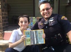 Police Officer Generously Donates Treasured Pokémon Cards To Boy Whose Collection Was Stolen