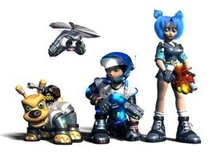 The cast of Jet Force Gemini pose for the obligatory team photo