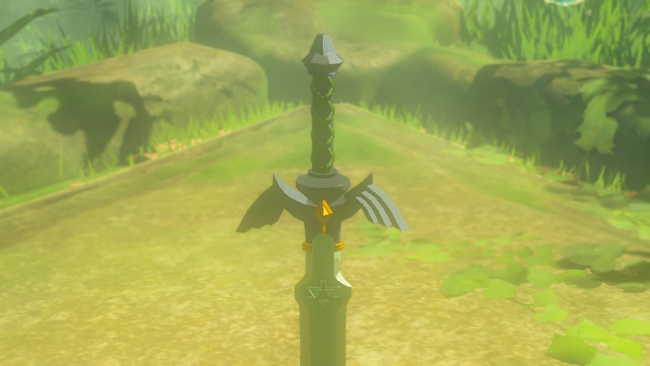 Breath Of The Wild Master Sword BOTW Link To The Past Zelda Weapon Legend  Blade Mini Metal Model