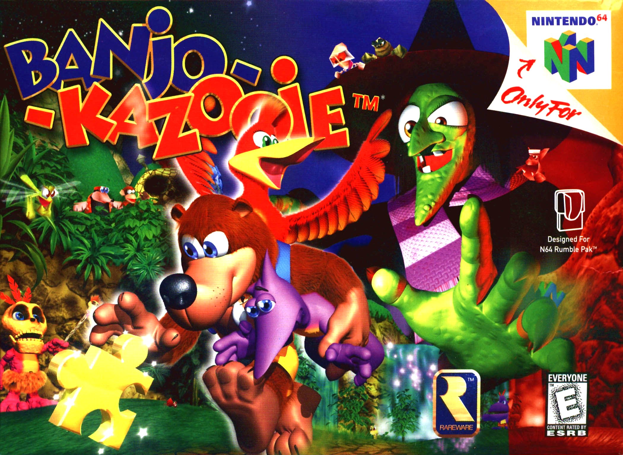 With Banjo and Kazooie in Smash, a reminder that Kazooie does all the work