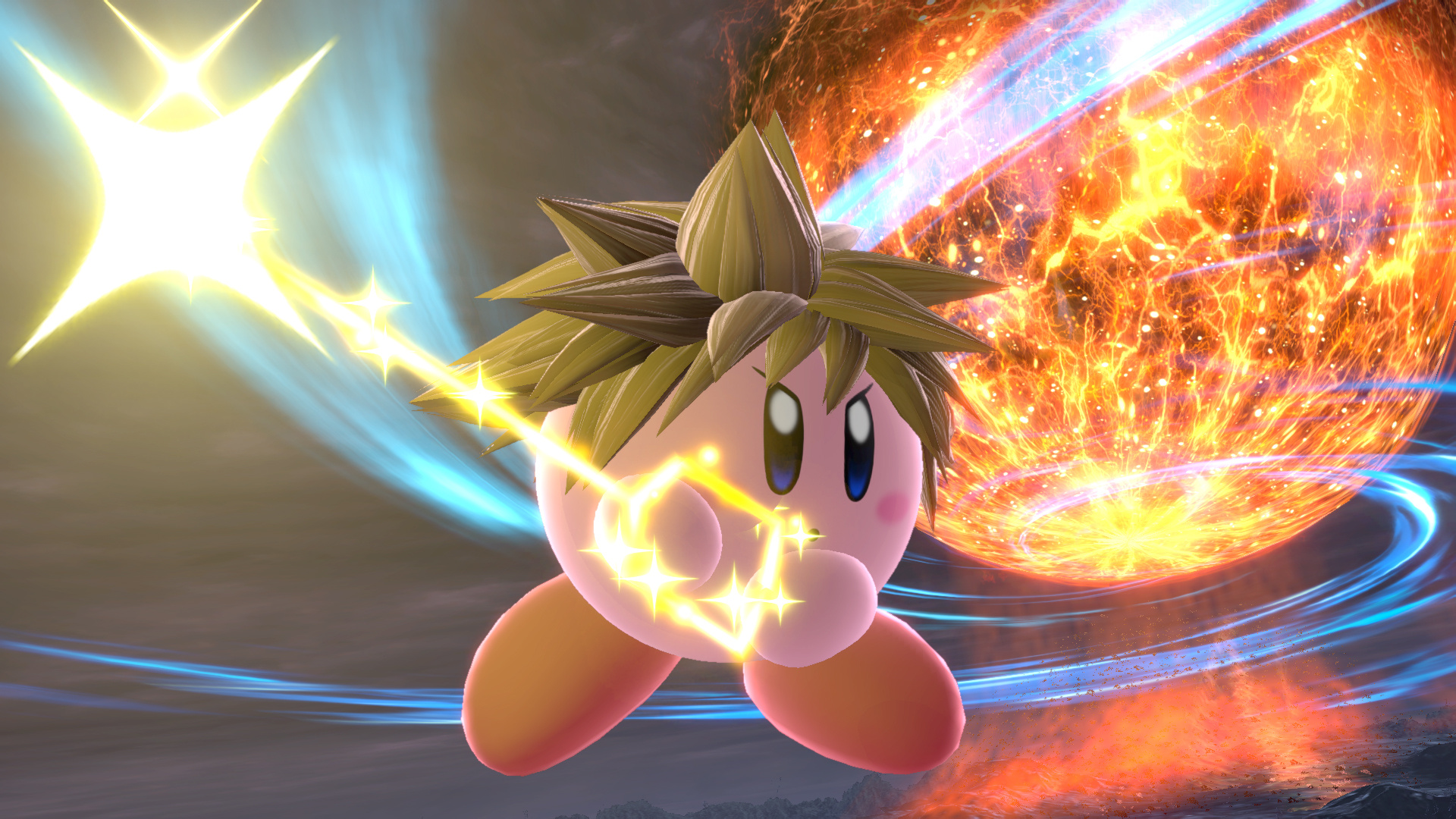This Is What Kirby's New Kingdom Hearts Form Looks Like In Smash Bros.  Ultimate -