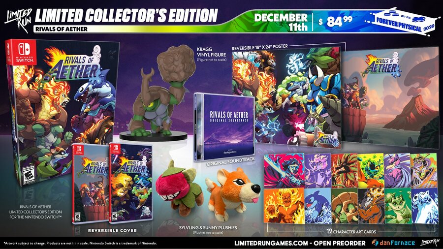 Rivals Of Aether Scores A Limited Run Games Physical Release.