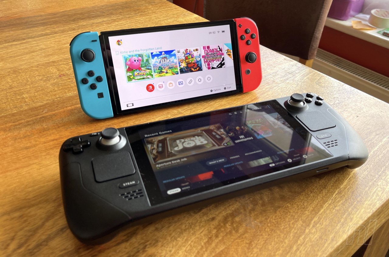 Valve Steam Deck vs. Nintendo Switch OLED