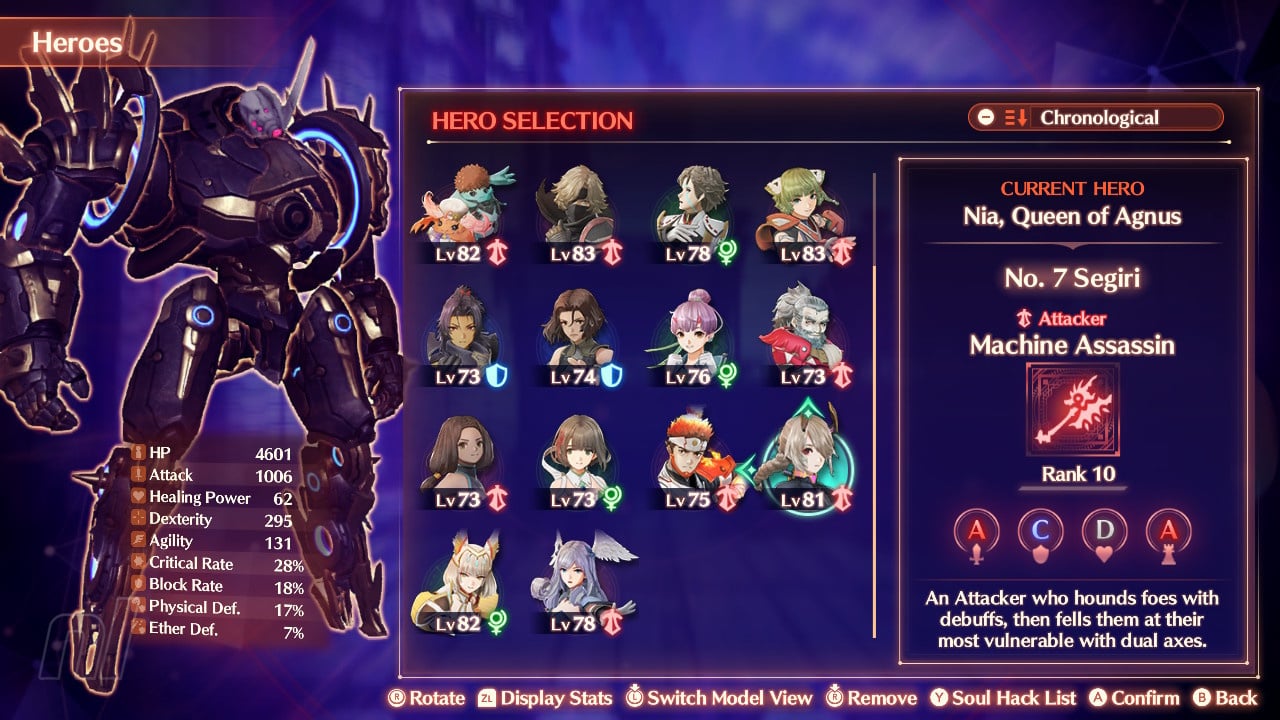 Xenoblade Chronicles 3 Hero and Class Guide