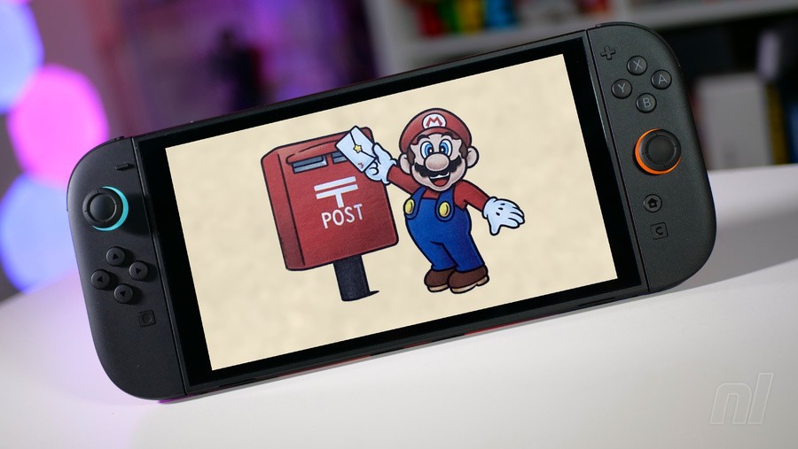 Nintendo Life Mailbox Mario Letter