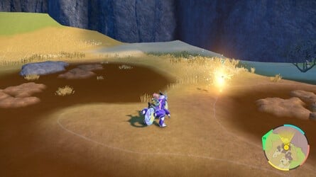 All Wild Tera Pokémon Locations > The Indigo Disk DLC - Terarium > Savanna Biome > Wild Tera Vibrava - 1 of 2