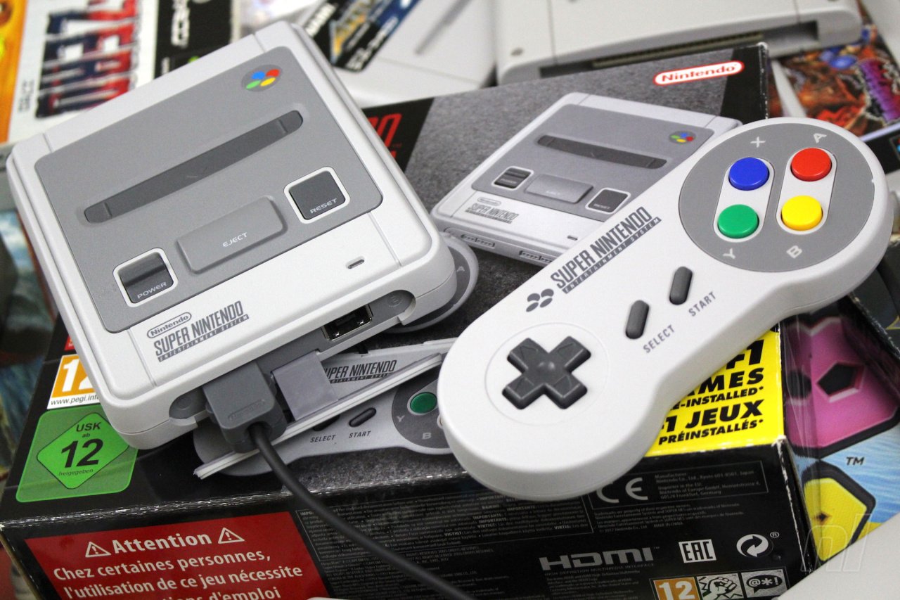 SNES Super Nintendo Mini Console W/ remote SLIM DOnkey KONG