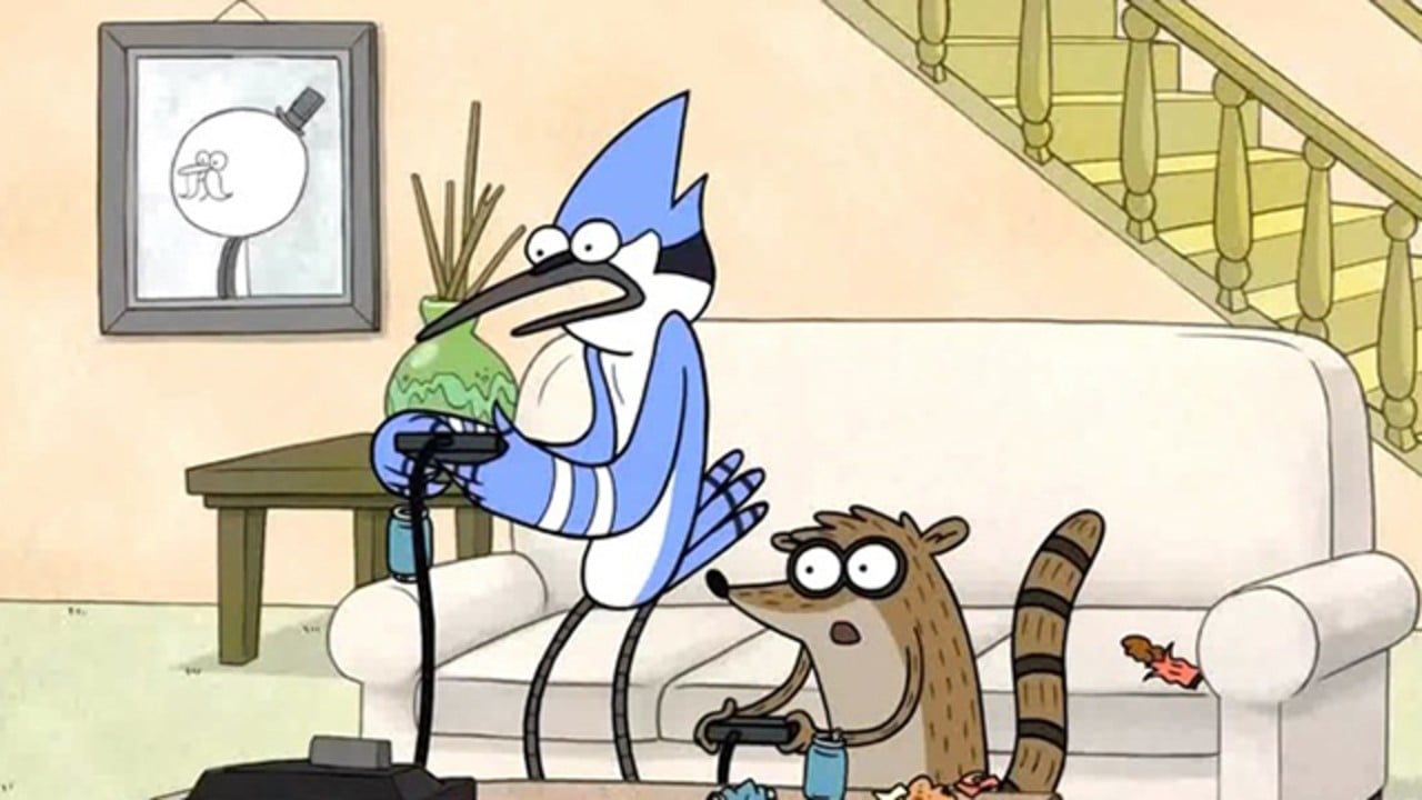 regular show characters mordecai and rigby