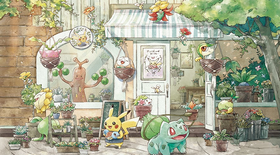 This Incredibly Cute 'Pokémon Grassy Gardening' Collection 