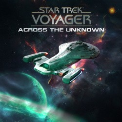 Star Trek: Voyager - Across The Unknown Cover