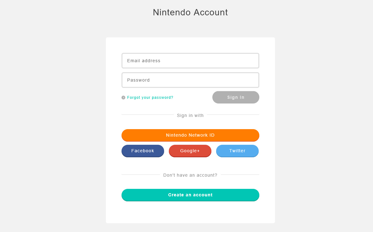 Nintendo Account] I've forgotten my password., Q&A