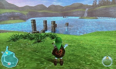 The Switch and 3DS versions of Lake Hylia at sunrise. Note the brightness of the pre-rooster-call scene on 3DS and the distinct lack of morning mist