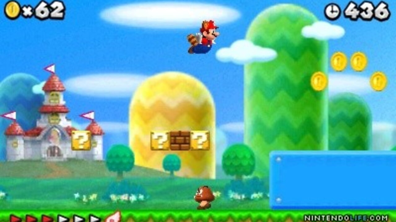 New Super Mario Bros 2 - Karta hry