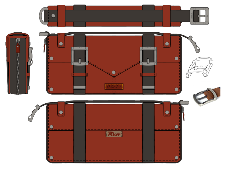 Guilty Gear 20th Anniversary Pack: Switch pouch