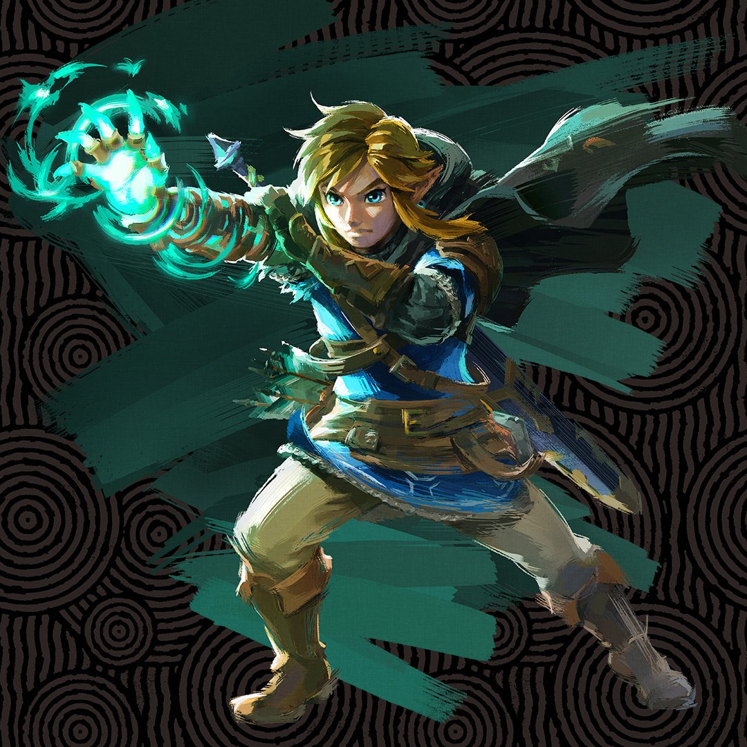 Link Fan Art Legend of Zelda: Tears of the Kingdom Digital Image .PNG file