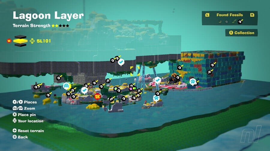 Lagoon Layer SL101 Fossil Map