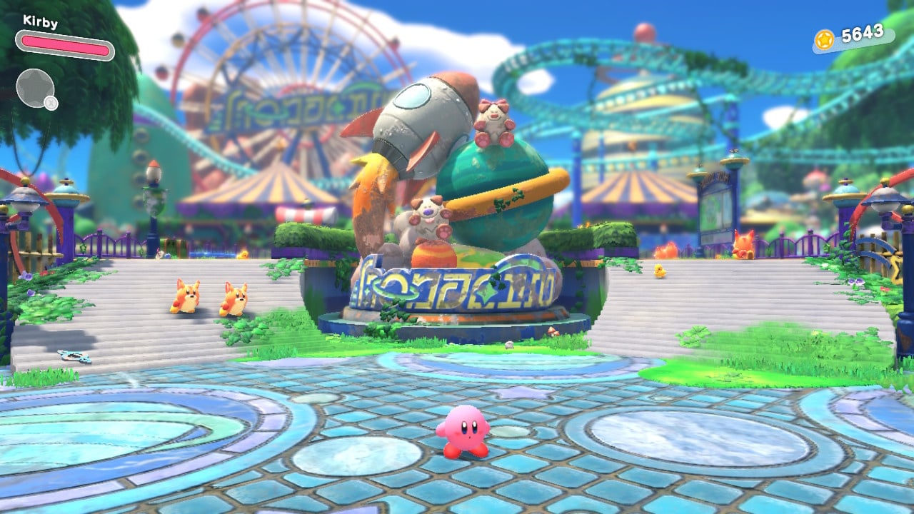 Kirby and the Forgotten Land screens and art with Waddle Dee and more