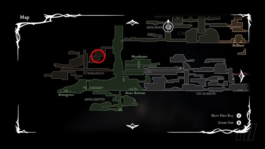 Shakra Wormways Map
