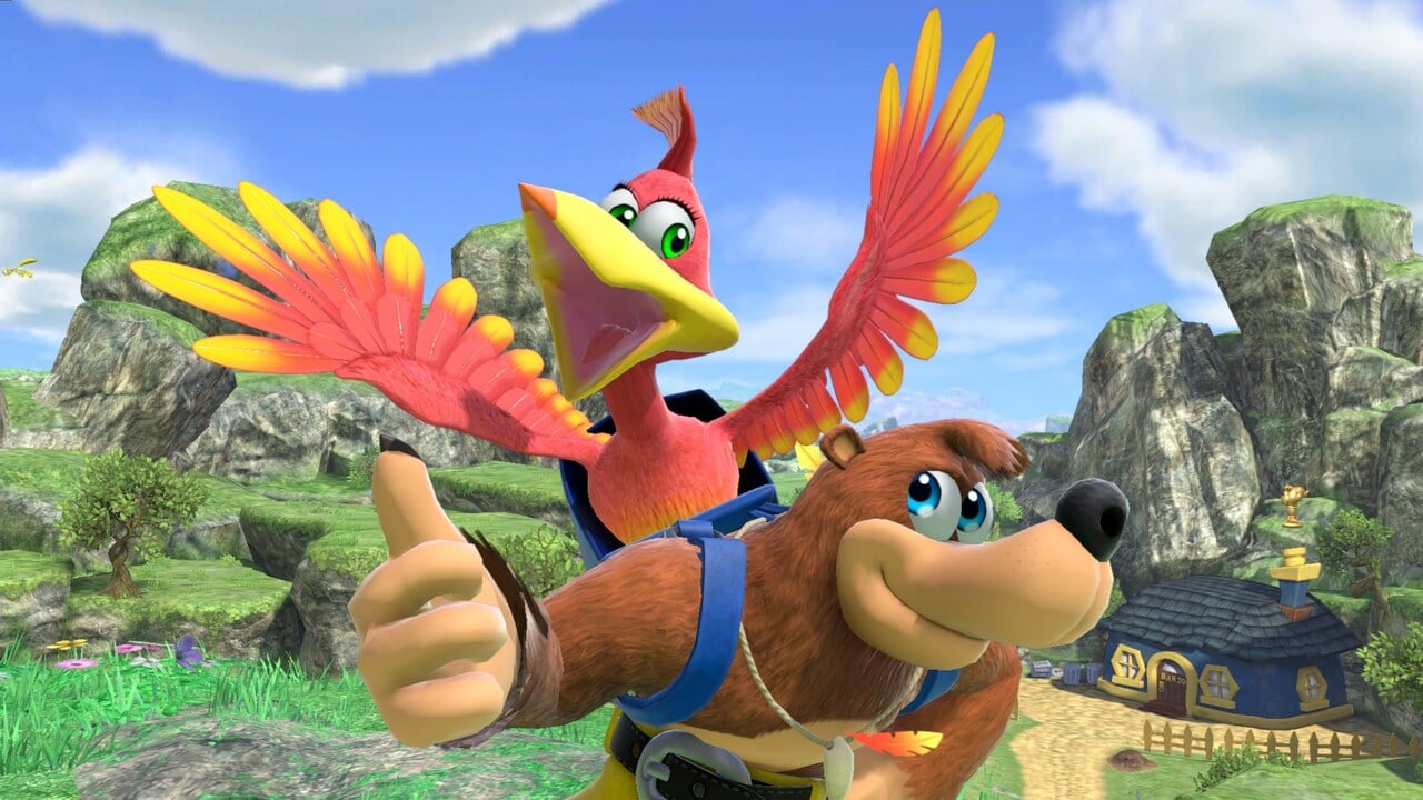 With Banjo and Kazooie in Smash, a reminder that Kazooie does all the work