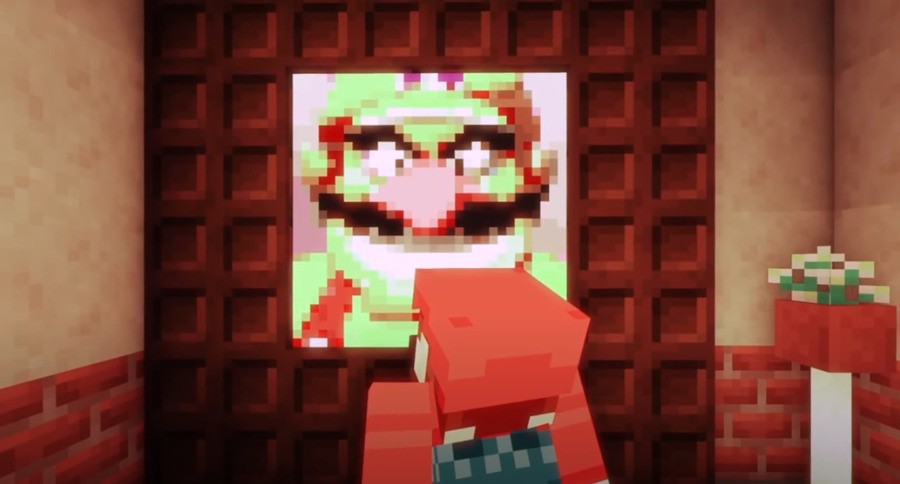 Random: This Minecraft Version Of Peach Castle Includes A Secret Wario Room 4 WAAAAAAAAAA