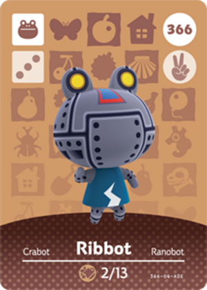 Ribbot amiibo card