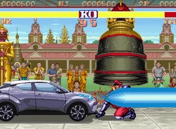 Here's What Happens When A Toyota Takes On Street Fighter Baddie M. Bison