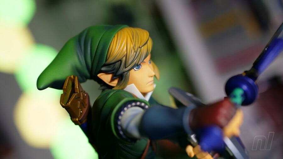 İyi Gülümseme Zelda Skyward Kılıç Bağlantı Heykeli