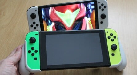 Switch OLED NeoGrip with regular Switch