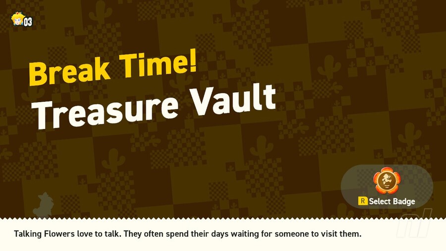 Super Mario Bros. Wonder: World 4 - Break Time! Treasure Vault 1