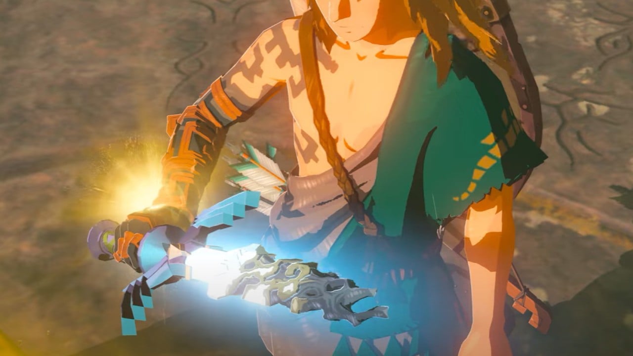 New Legend Of Zelda Breath Of The Wild 2 Footage Showcases Gnarly Master Sword Nintendo Life
