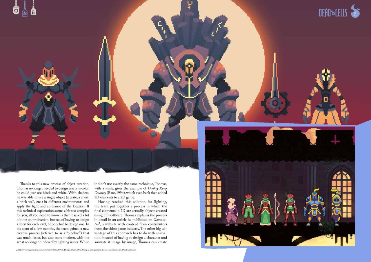 Git gud art. Featured in the heart of dead cells book : r/deadcells