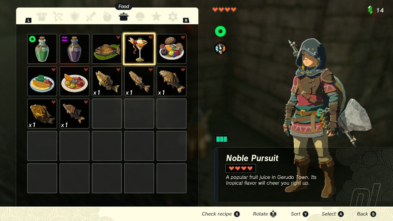 Zelda: Tears of The Kingdom recipe list – All standard recipes & how to  make - Dexerto