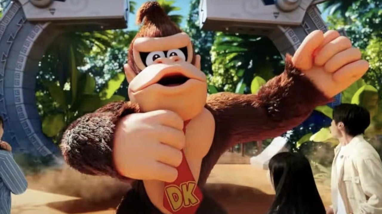 El nuevo Donkey Kong Ride de Nintendo World literalmente te sacará de la pista