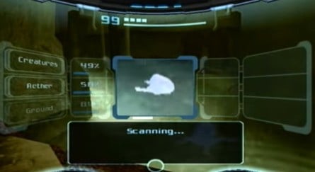 hidden scan behind water fall